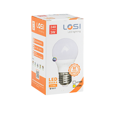 Đèn LED Bulb tròn 3W